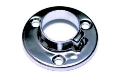 Suporte Lateral para Tubo Cabideiro Redondo