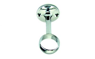 Suporte Central para Tubo Cabideiro Redondo