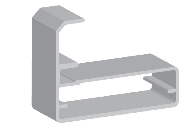 Montante de Porta – Jateado e Anodizado com Puxador
