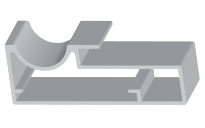 Montante de Porta – Jateado e Anodizado