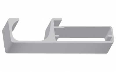 Montante de Porta – Jateado e Anodizado com Puxador