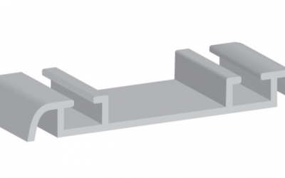 Trilho – Inferior Jateado e Anodizado – 49,3mm