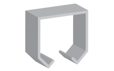 Trilho – Superior Jateado e Anodizado – 36mm