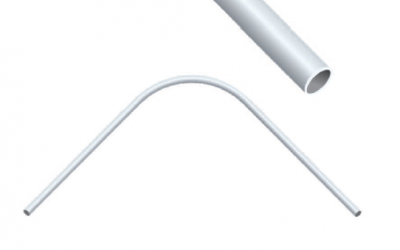 Cabideiro Curvo Redondo em Aço